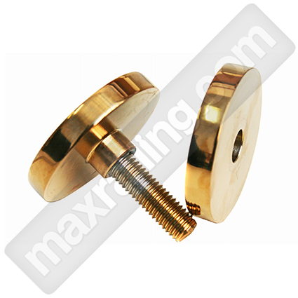 Styklodyrjach gold zlaten ogledalen Ф50mm. Златен огледален стъклодържач Ф50мм.